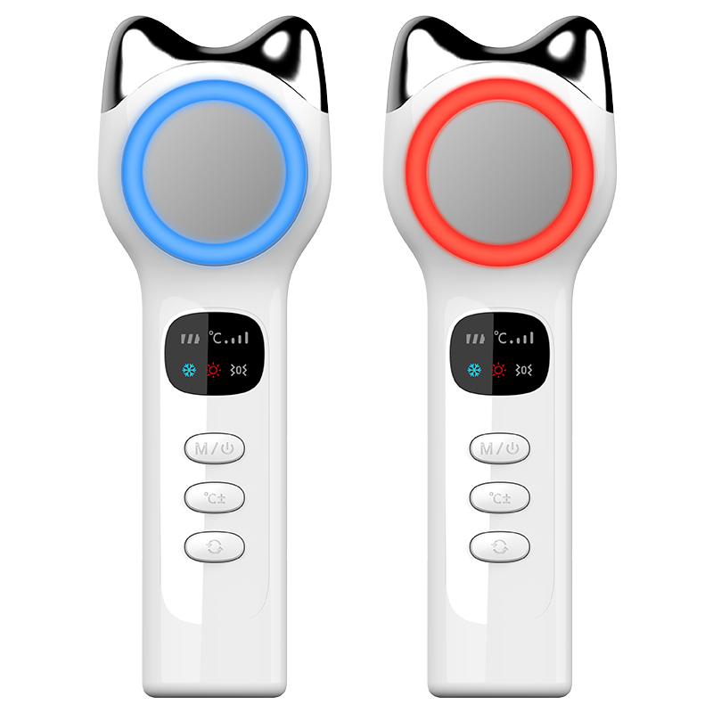 Ice Hammer Cold and Heat Facial Lifting Firming Skin Rejuvenation Massager Beauty Instrument