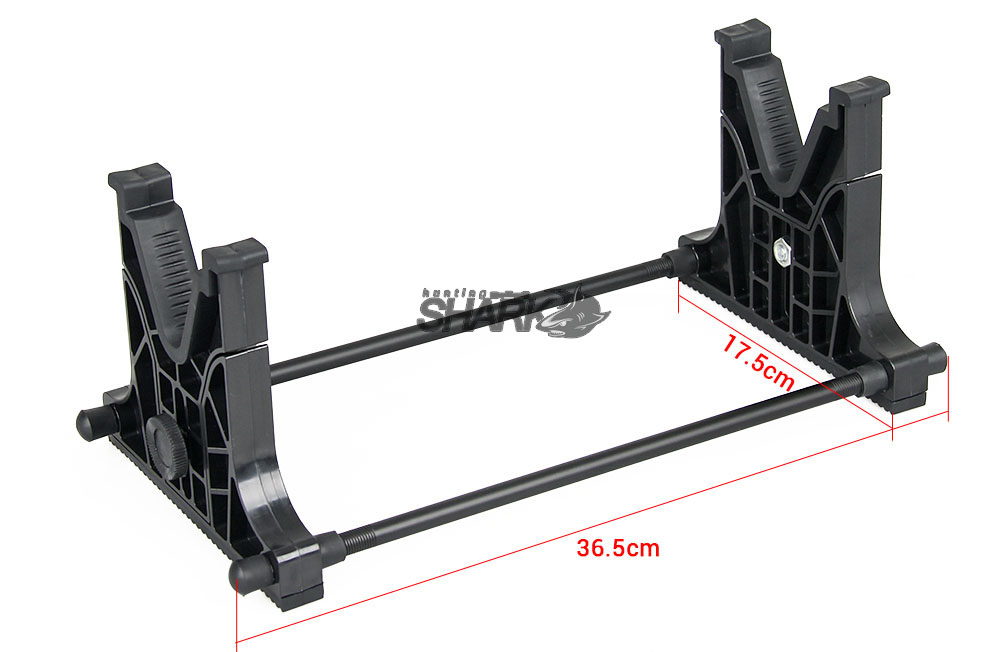 PPT Black Color  Rifle Stand Scope Mount Display Stand For Hunting   HS33-0179