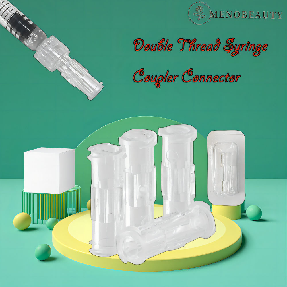 Luer Thread Connector Pp Material Transparent Syringe Double-Way Connector Easy And Durable Use In Sterile Environment Drug Guid