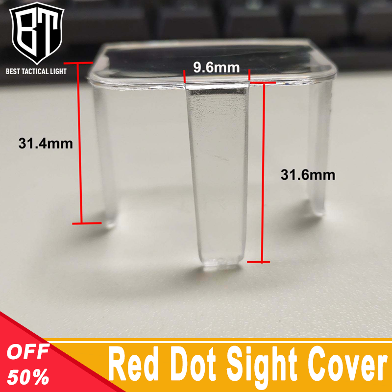 WADSN Tactical Clear Acrylic Lens Protector Cover For Outdoor Hunting Airsoft 551 552 553 Red Dot Aiming Holographic Sights