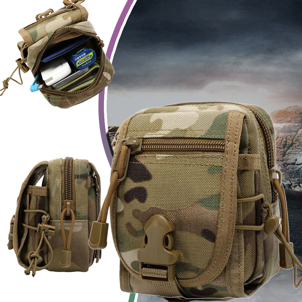 Tactical Shoulder Crossbody Bag Mobile Phone Bag Backpack Slingshot Pouch Outdoor Tool Storage Waist Pack for Hunting Climbing