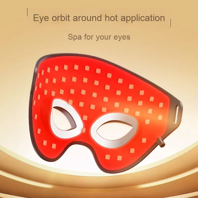 2025 Silicone Electric LED Eye Skin Care Red Light Rejuvenating Led Eye Mask Beauty Device