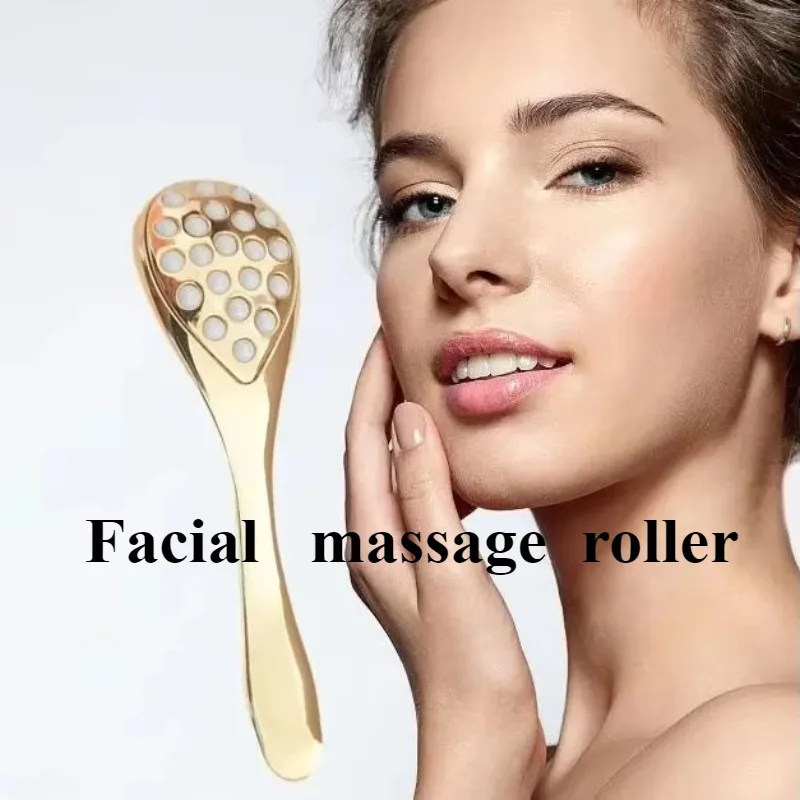 New Arrivals Eye Massage Stick to Relax Anti-aging Single-head Ball Body Massage Metal Guasha Tool Dolphin Facial Roller
