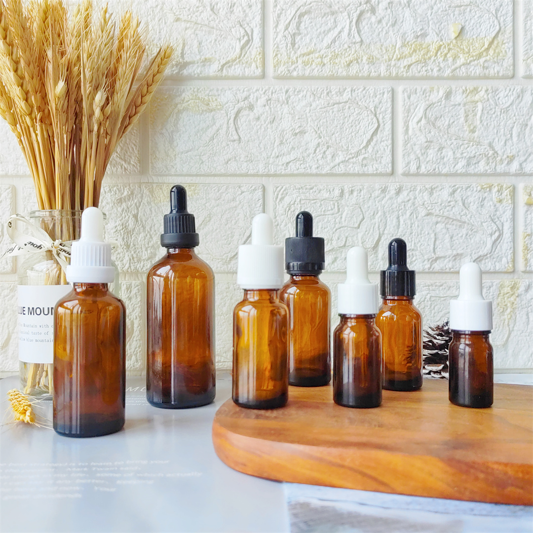 5ml 10ml 15ml 20ml 30ml 50ml 100ml Empty Essential Oil Dropper Bottle Refillable Perfume Essence Liquid Cosmetic Containers