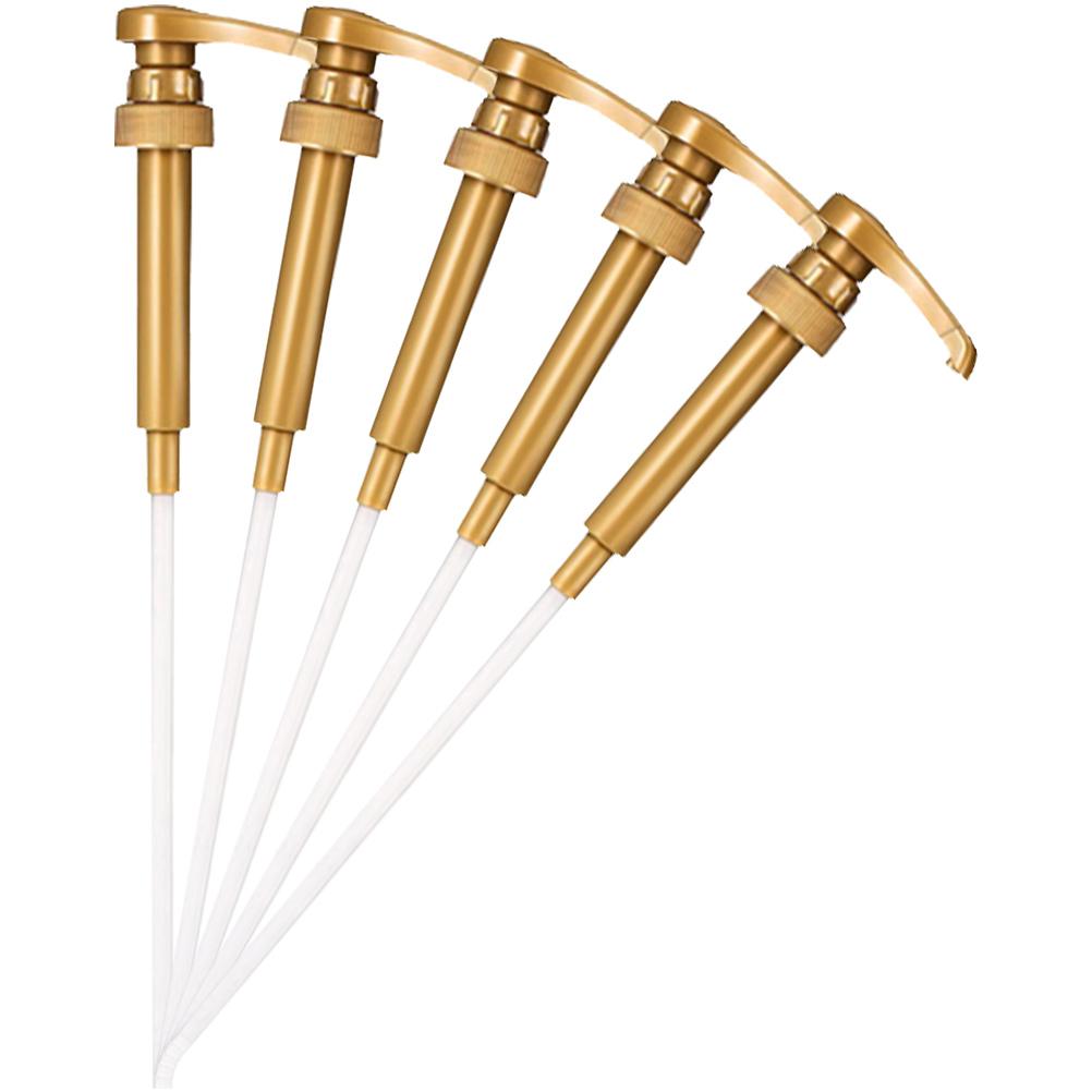 5pcs Pump for Kitchen Coffee Bar Tools Universal Squeeze Head Durable Travel Bottle Pumps