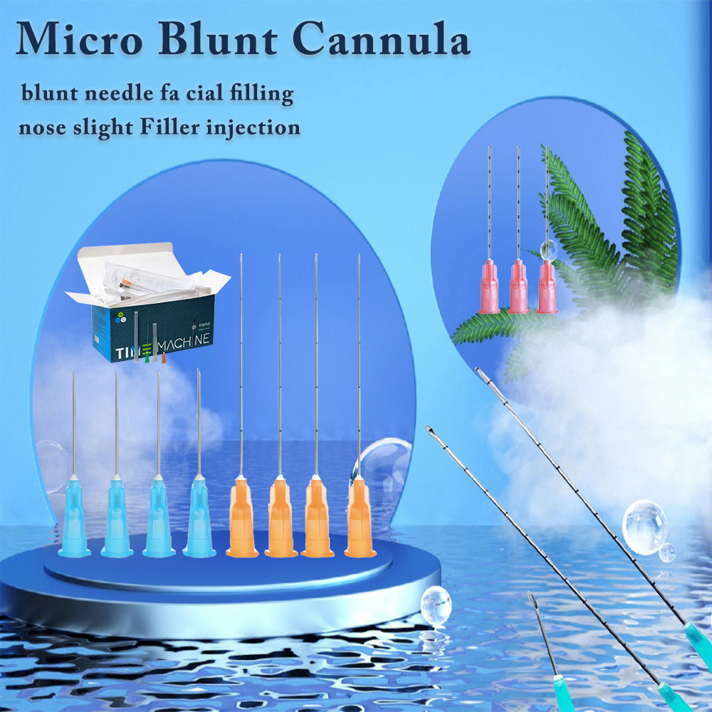 Medical individual packaging hyaluronic acid filling needle 14G 90mm 18G 100mm 30G 25mm blunt tipped microinjection needle