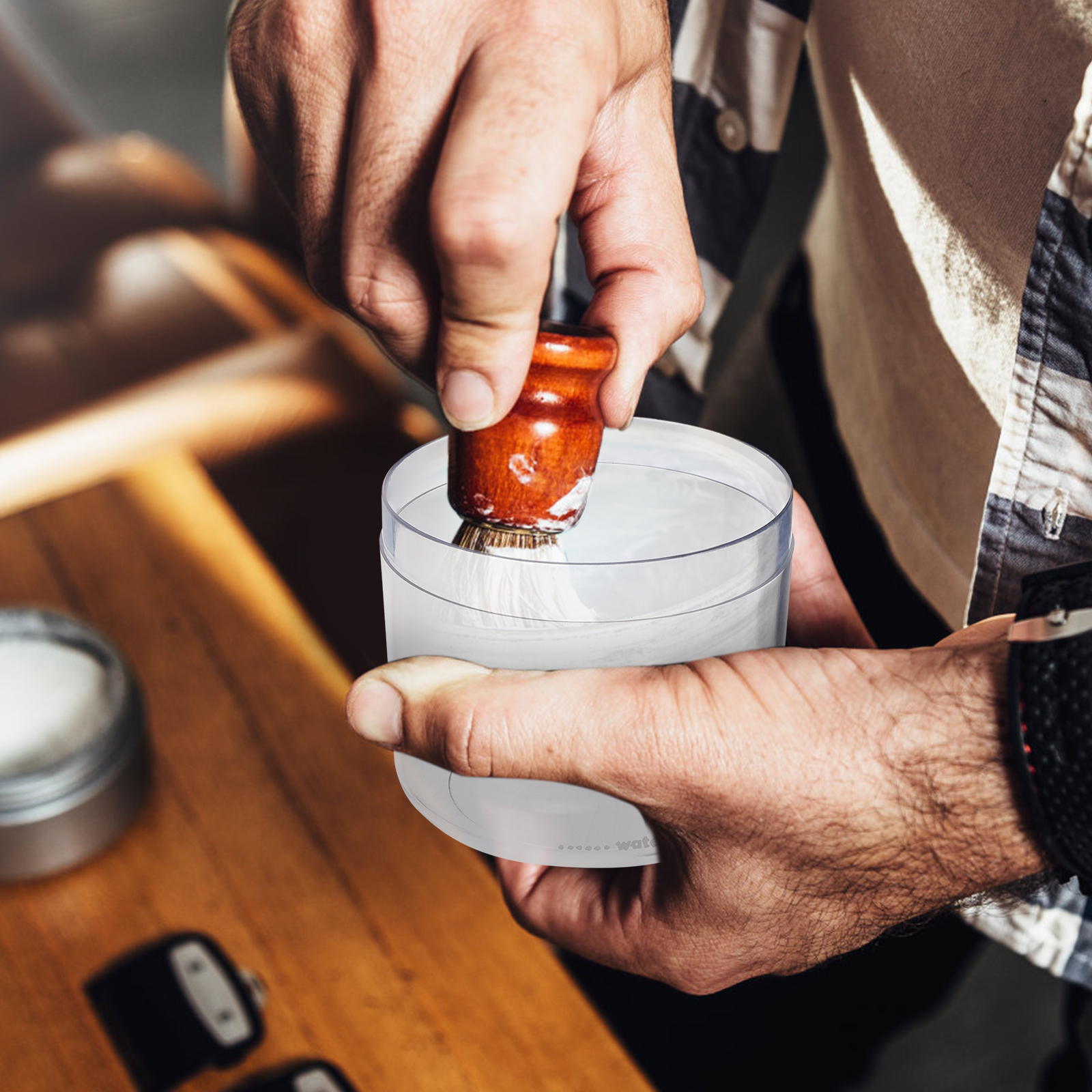 Transparent Foaming Device Plastic Bottle Face Wash Bubble Maker Compact Size Easy Operate Deep Cleansing Foam Tool