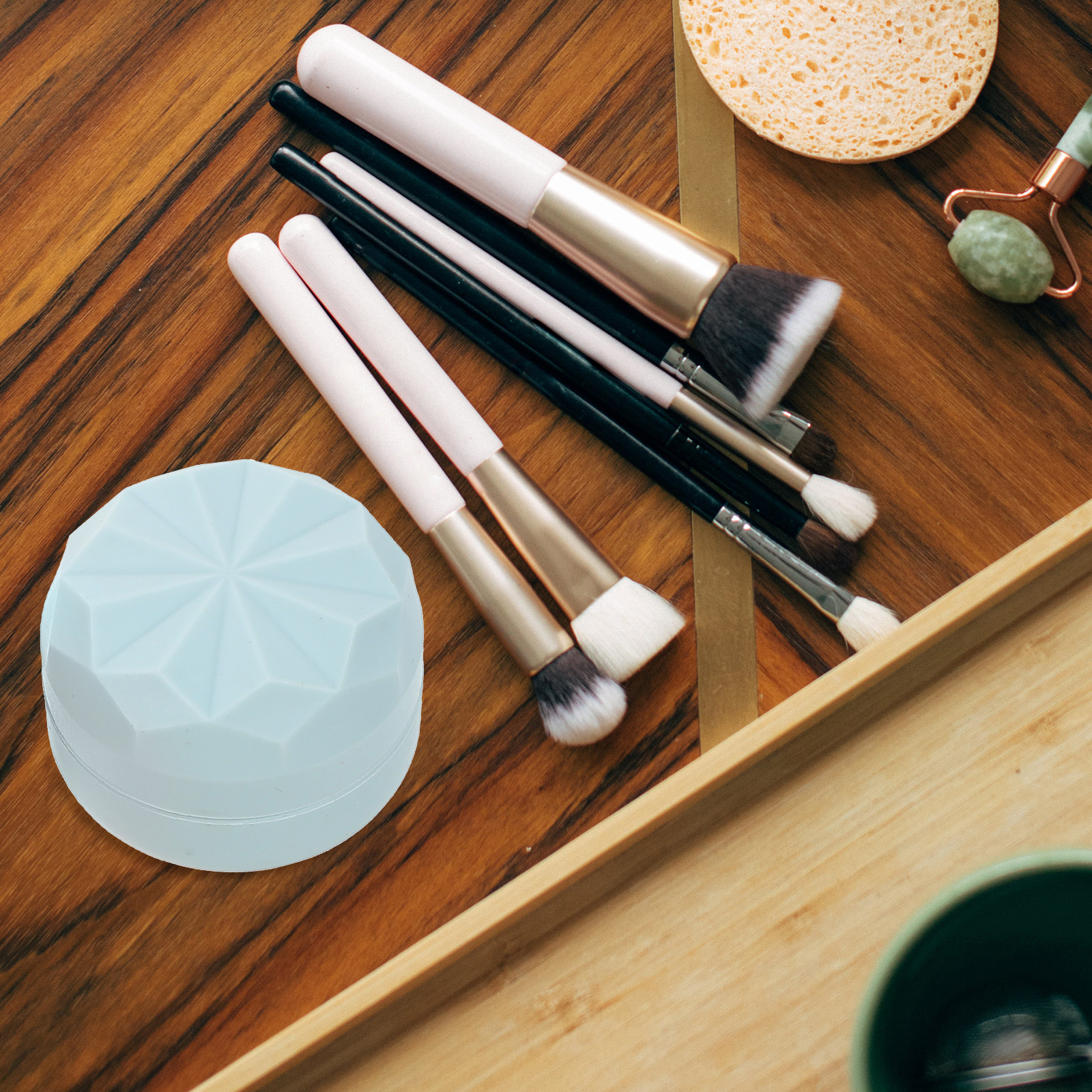 4 Pcs 20ml Silicone Face Cream Containers Travel Jars Red Yellow Mini Lotion Bottles Toiletries Storage Skin Care