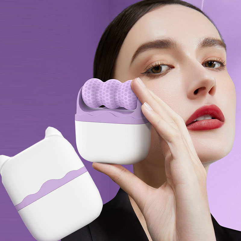 ICE ROLLER Double Head Ice Roller 2-in-1 Ice Apparatus Beauty Massage Facial Lifting Skin Relieving Skin Redness and Swelling