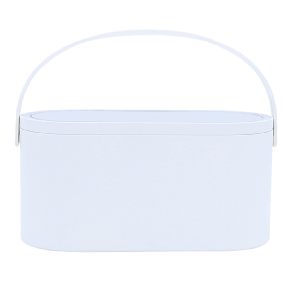 Lighted Makeup Box Compact Mirror Portable Organizer Travel Case Durable Safe Easy Access Business Tourism Gym Family