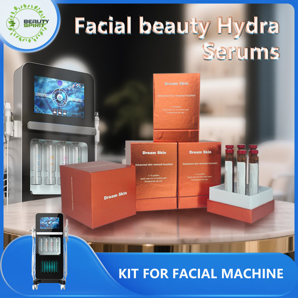 Beauty Hydra Skin Care Bottle Peeling Facial Machine Oxygen Face Skin Booster Serums Tips Cleaning Moisturizing solution
