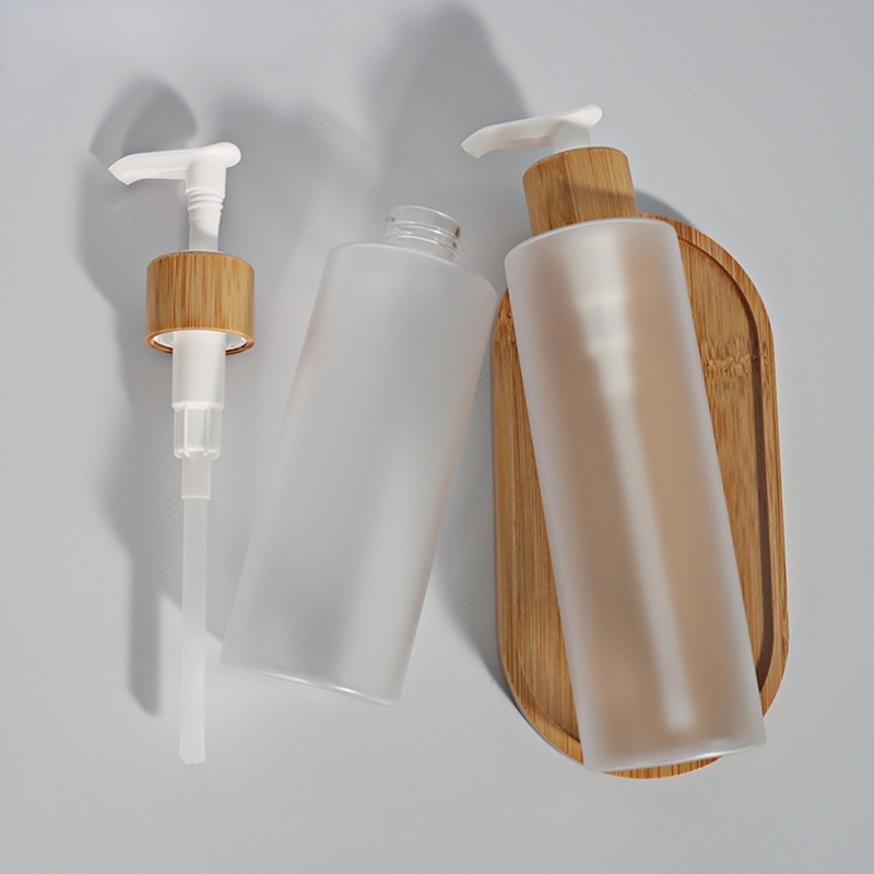 3Pcs PET Plastic Containers With Lids Emulsion Hand Sanatizer Soap Cosmetics Travel Bottle Set Empty Shower Gels Pump Dispenser