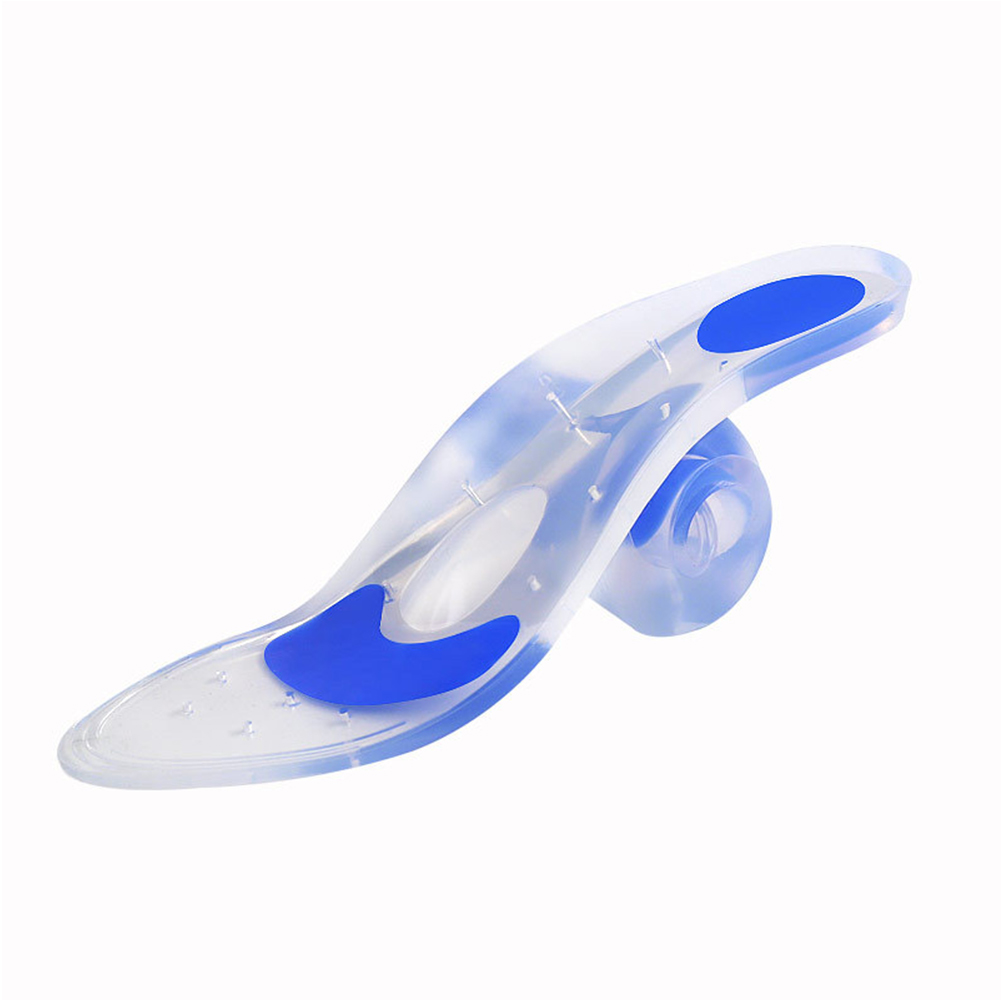 Silicone Arch Insoles Foot Care Inserts Heel Pads Massage Shoe Supports Anti Fatigue Durability Stability Motion Control Foot