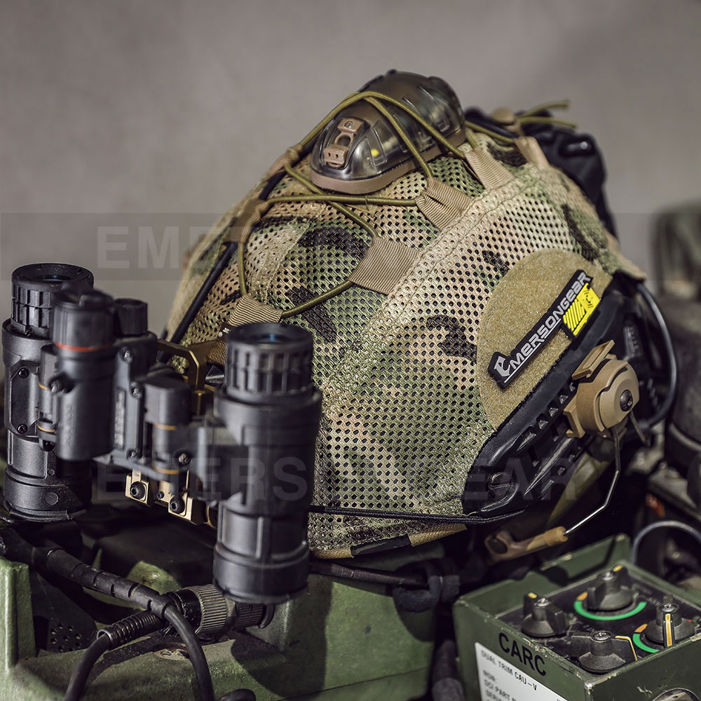 Emersongear For AG Style OPS-CORE FAST Helmet Cover Hunting Sports Paintball Hiking Combat Camouflage Nylon Tactical EM9560