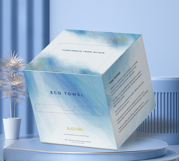 Face towel disposable cotton towel increased thickening EF pattern makeup remover wipes once Sex masks