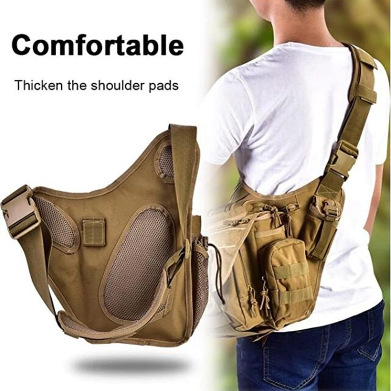Tactical Hunting Bag Combat Durable Men Women Chest Shoulder Bag Pack Sling Bag Chest