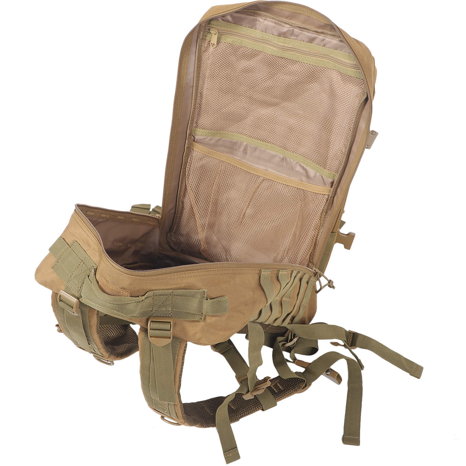 Camo Backpack 900D Oxford Large Capacity Waterproof Hiking Camping Climbing Travel Outdoor Storage Bag