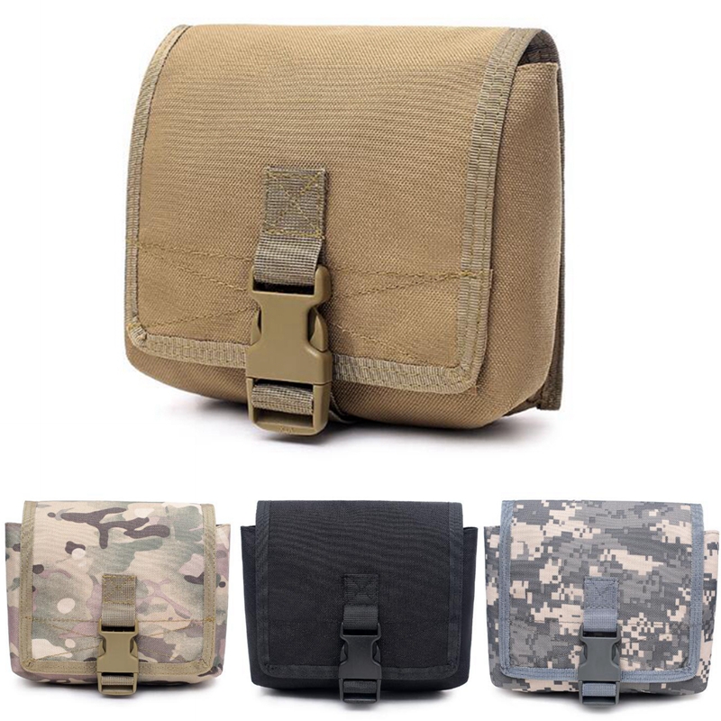 Tactical Molle 6 Holes Folding Magazine Pouch Ammo EDC Bag 12GA 12 Gauge Bullet PouchHunting Accessories Tool Bag Pouch
