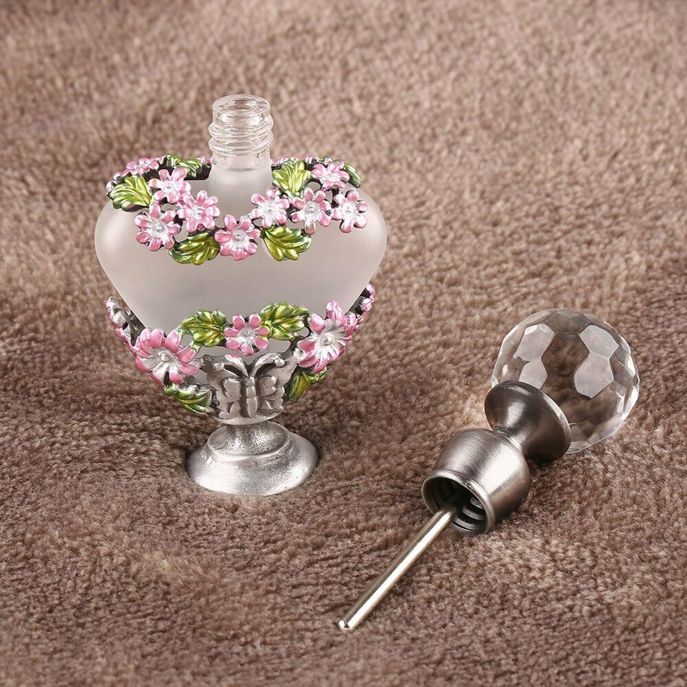 5ml Vintage Perfume Refill Bottle Manual Painting Crystal Butterfly Parfume Refillable Perfume Mini Empty Dropper Bottle Gift