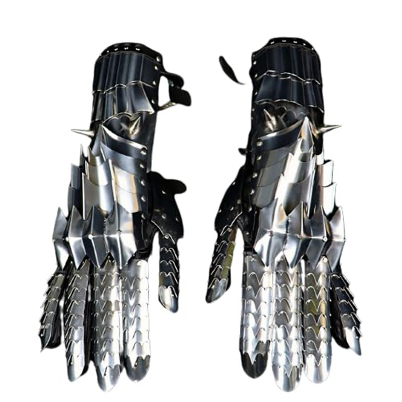 Lord Of The Rings Sauron Middle-Earth Knight Ringwraith 1:1 Metal Steel Gloves Armor For Outdoor Role Playing Knight Accessories