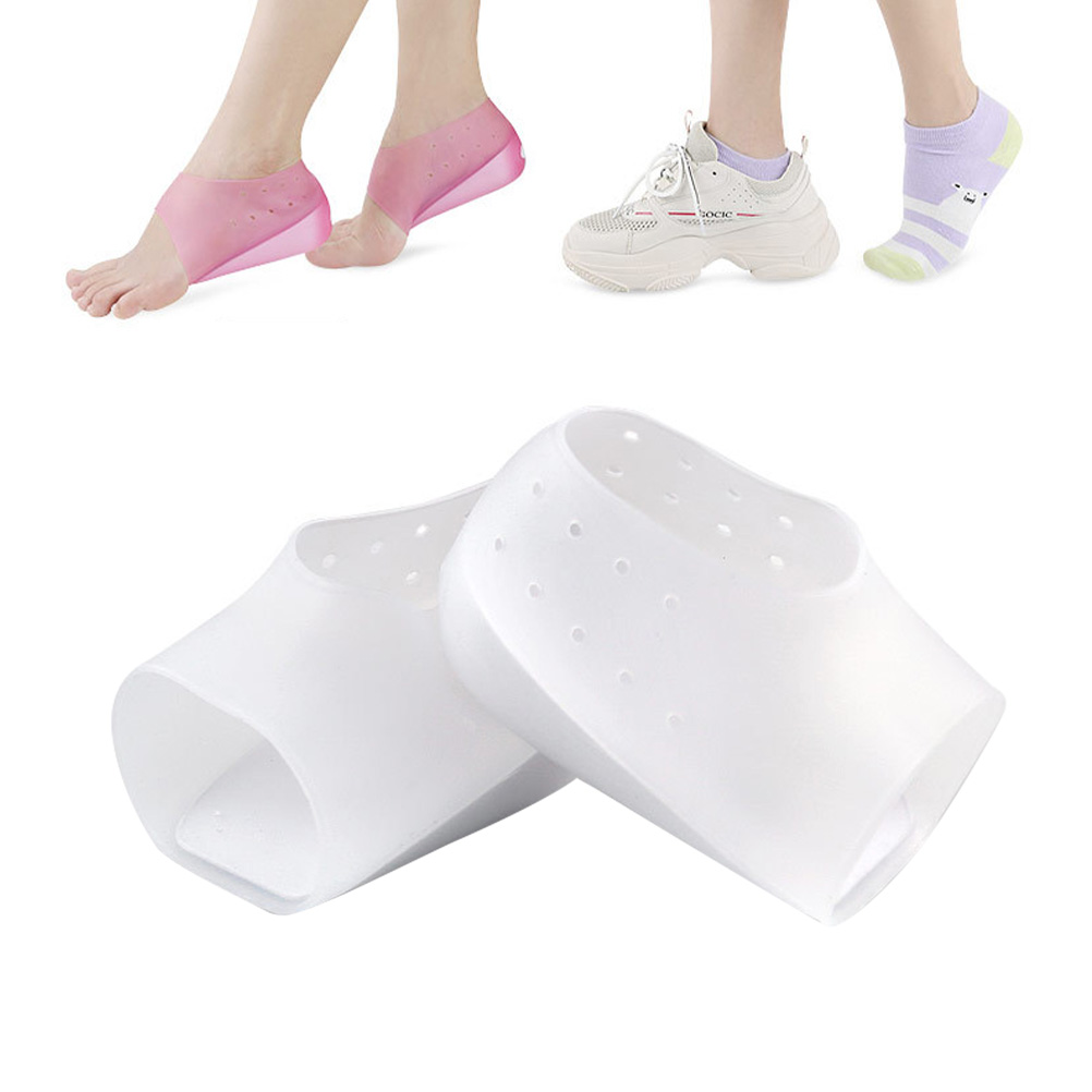 Heightening Insoles Increase for Women Shoe Pads Raise up Increasing Heel Invisible Foot White Heels
