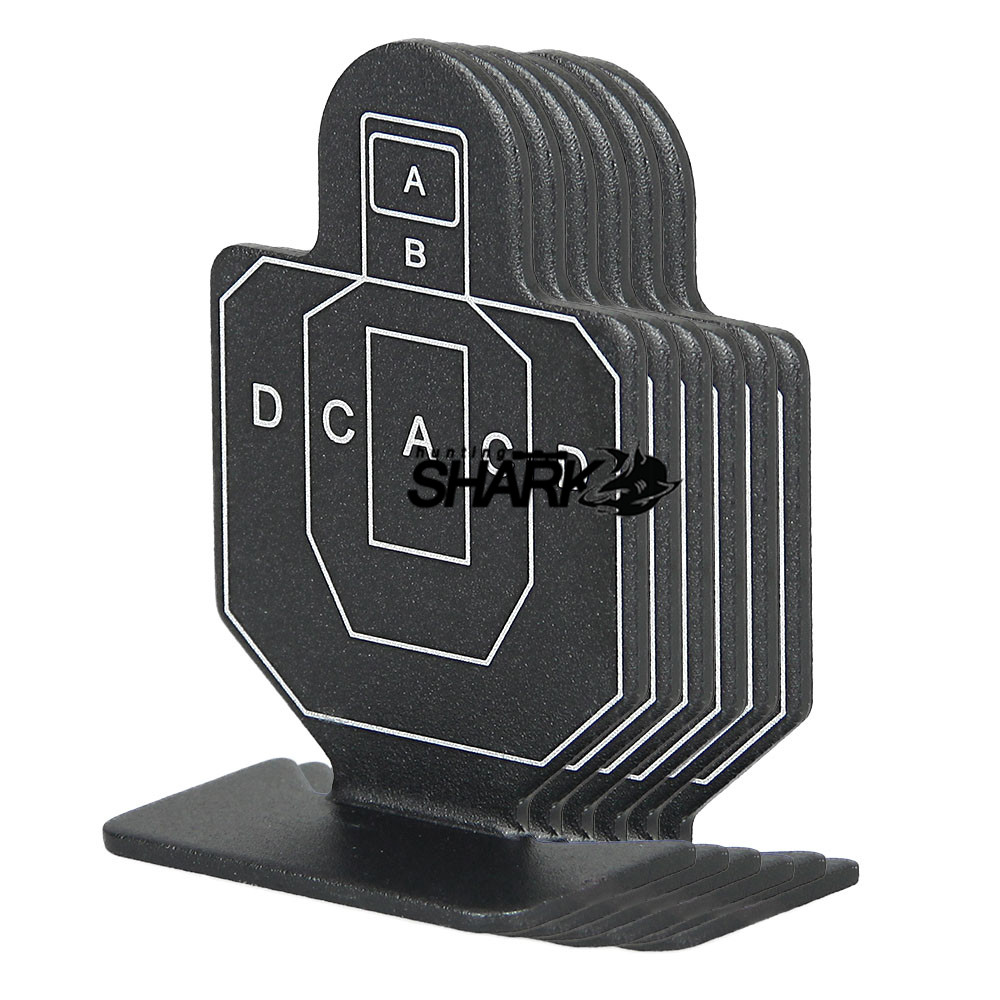 Black Color 6pcs Tactical Shooting Target For Outdoor Hunting  HS33-0180A