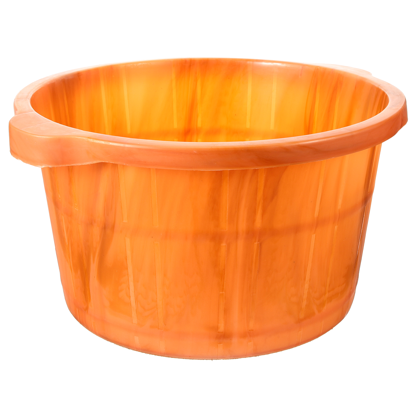 Plastic Foot Soaking Tub Large Size Foldable Basin Baby Bath Thickened Sturdy Comfortable Wood Grain Reusable Practical