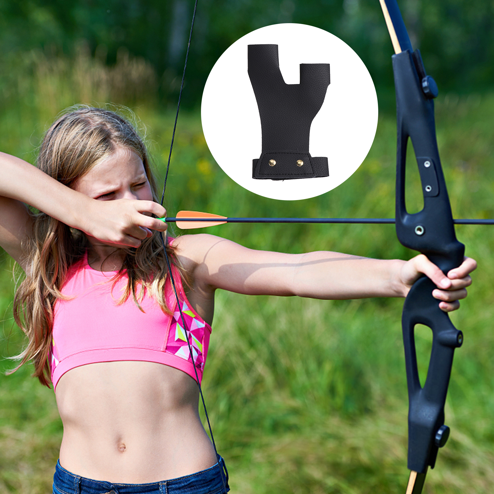 Hand Protector Super Fiber Comfortable Double Layer Detachable Easy Install Carry Precision Thread Long Service Life