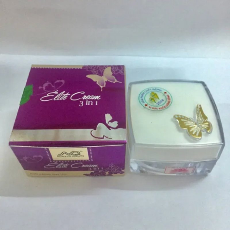 Kem Mụn, Nám Dưỡng Trắng Da NGUYỄN QUÁCH ELITE 3IN1 ( kem bướm )