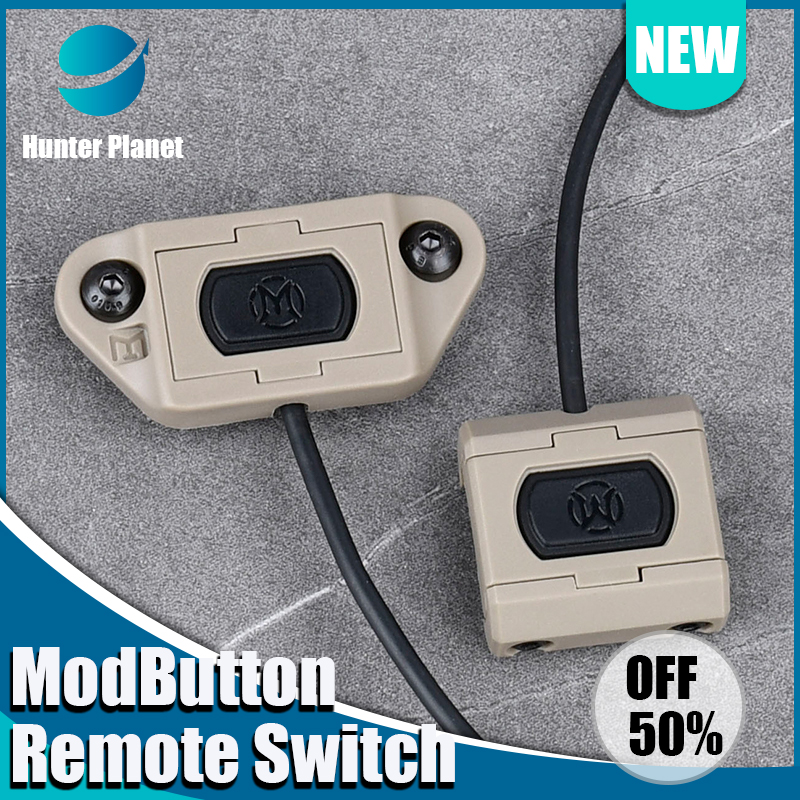 Tactical ModButton Remote Pressure Switch For SF M300 M600 Flashlight Weapon Light DBAL A2 PEQ15 MLok Keymod Airsoft Accessories