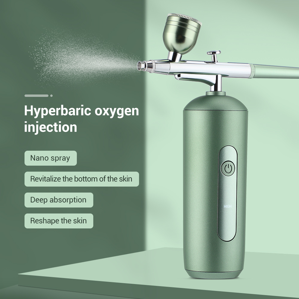 Oxygen Injector Machine Nano Mist Sprayer Facial Airbrush Water Compressor Skin Care Moisturizing Device Beauty Apparatus Tools