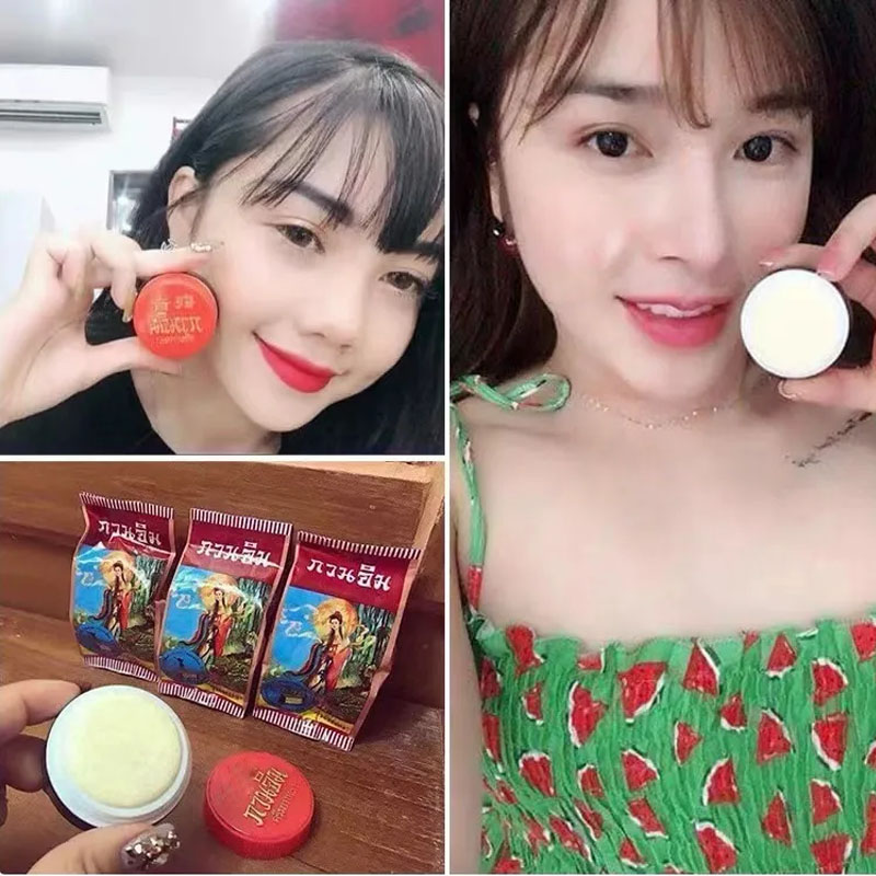 24/12/6pcs KUAN IM Original Brightening Remove Skin Blemishes Acne Freckles Moisture Softer White Radiant Skin ครีมไข่มุกกวนอิม