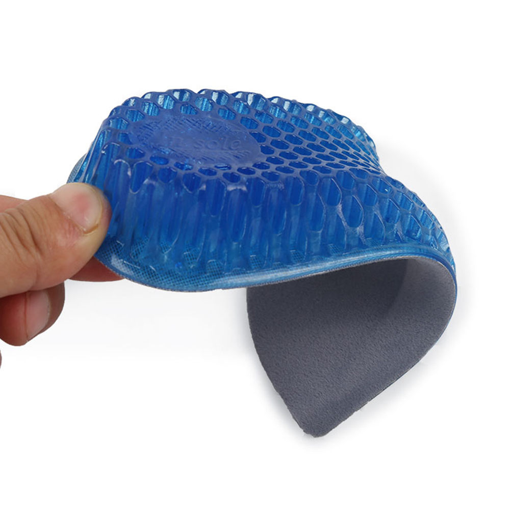 Invisible Height Increase Silicone Heel Insoles Shock Absorption Breathable Honeycomb Foot Skin Care Tool Height Lift Pad