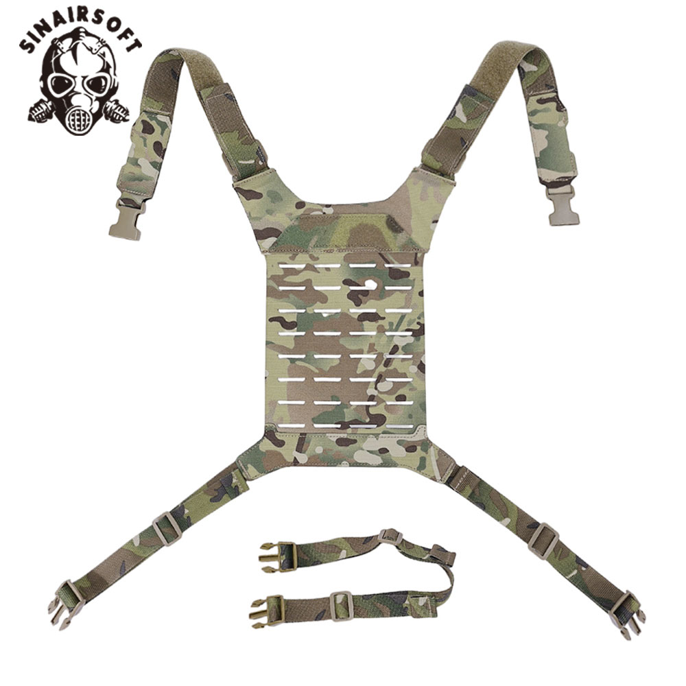 Tactical D3 SS MK Chest Rig Hunting Airsoft Molle Vest Chest Rig Strap Universal Vest Back Panel Equipment Accessories