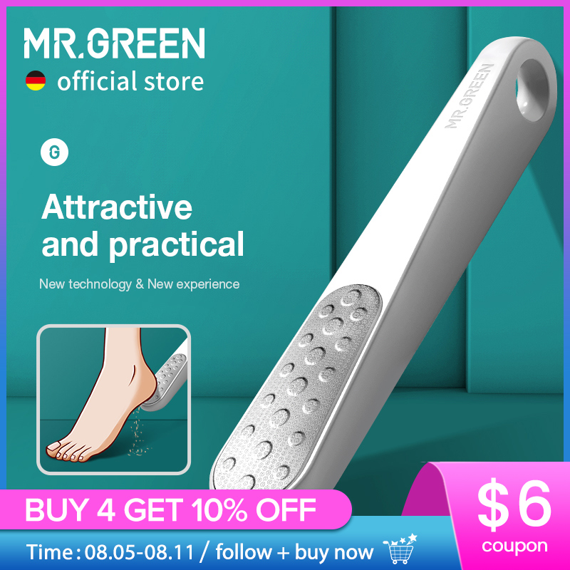 MR.GREEN Foot File Double Sided Callus Remover For Dead Skin Professional Pedicure Tools Callous Scraper Foot Sander Heel Filer