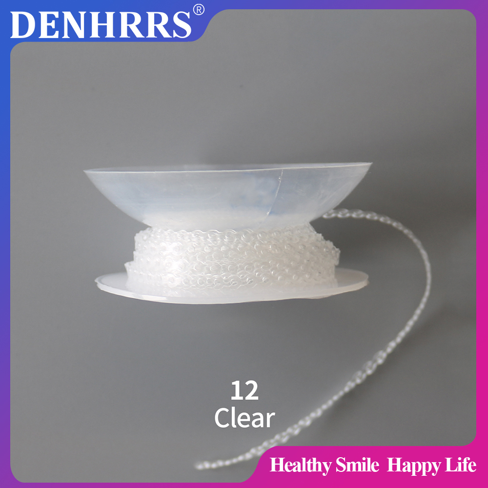 48Colors Dental Elastic Power Chain Continous Orthodontic Bracket Treatment 15Feet