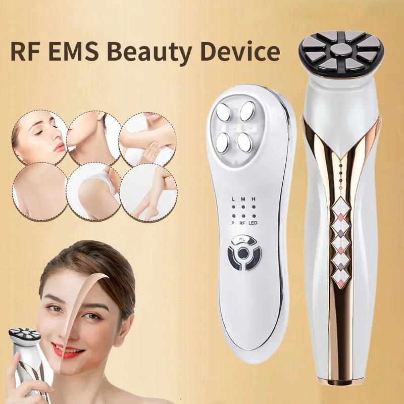 EMS Enhanced Anti-Aging Deep Cleansing Facial Beauty Machine Permanent Face Vibration Massager LED Photon Rejuvenation