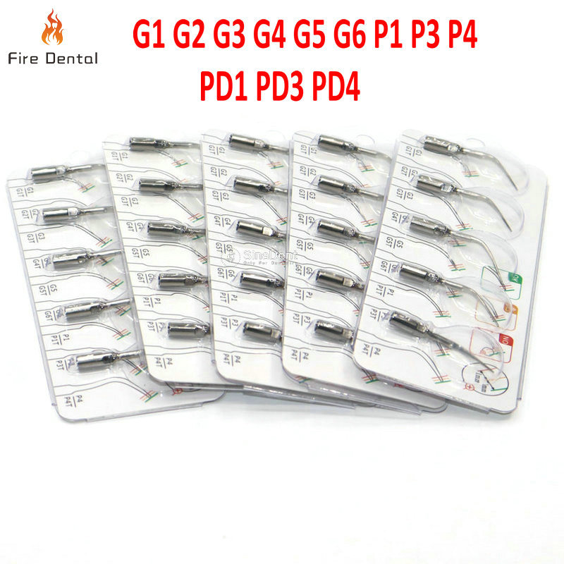1Pack Dental Scaler Tips Piezo Accessories  G1 G2 G3 G4 G5 G6 P1 P3 P4 GD1 GD2 GD3 GD4 PD1 PD3 for EMS  DTE Satelec