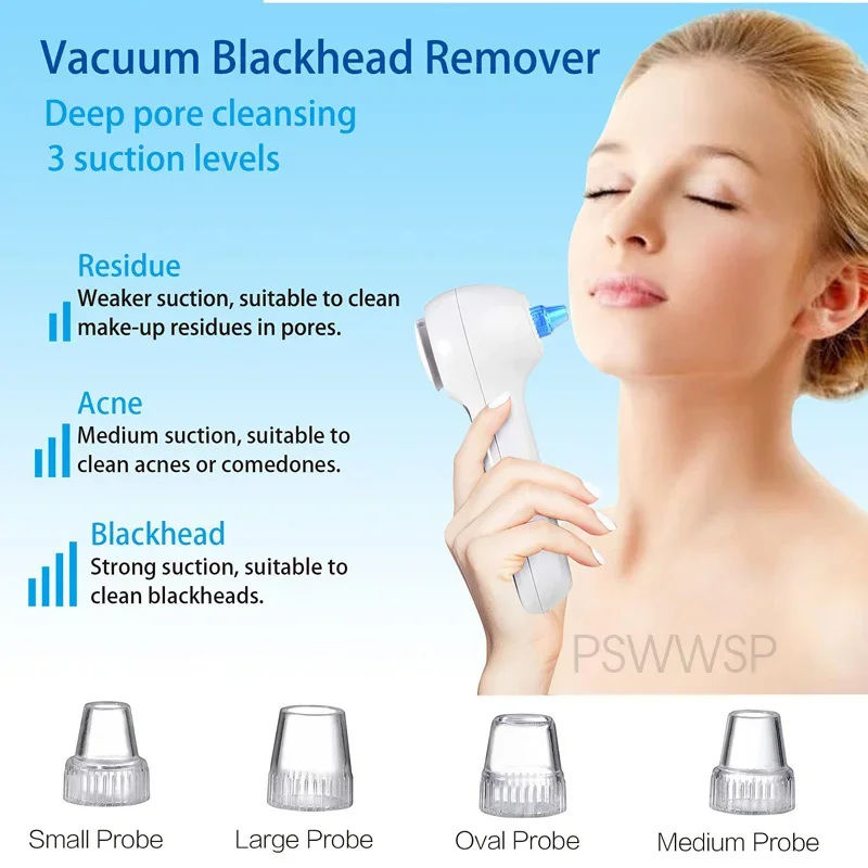 New Electric Cleaning Brush Blackhead Removal Pore Cleaner Deep Cleansing Facial Blackhead Removal