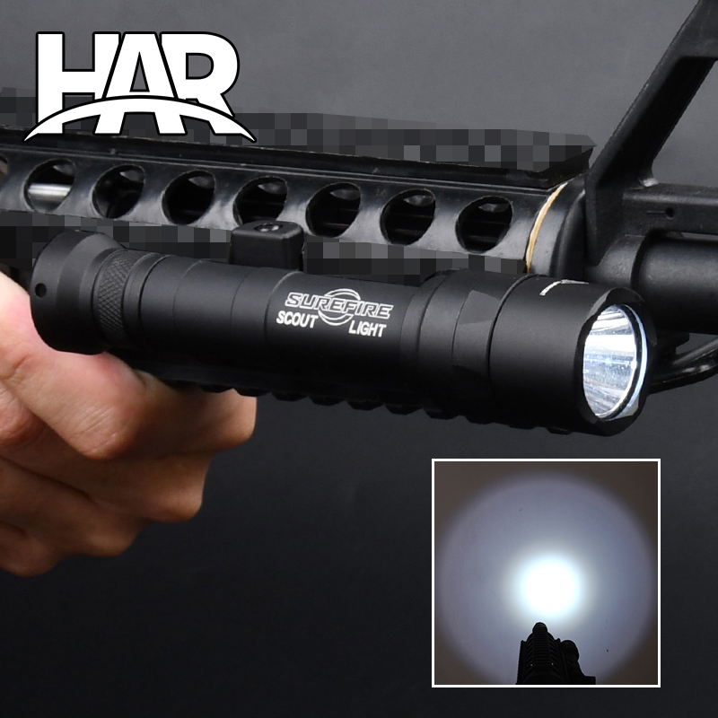 WADSN Airsoft Scout Light M640 Metal LED  M640 M640U Weapon Lamp Mount Mlok Keymod Rail M640 M640U Hunting Flashlight