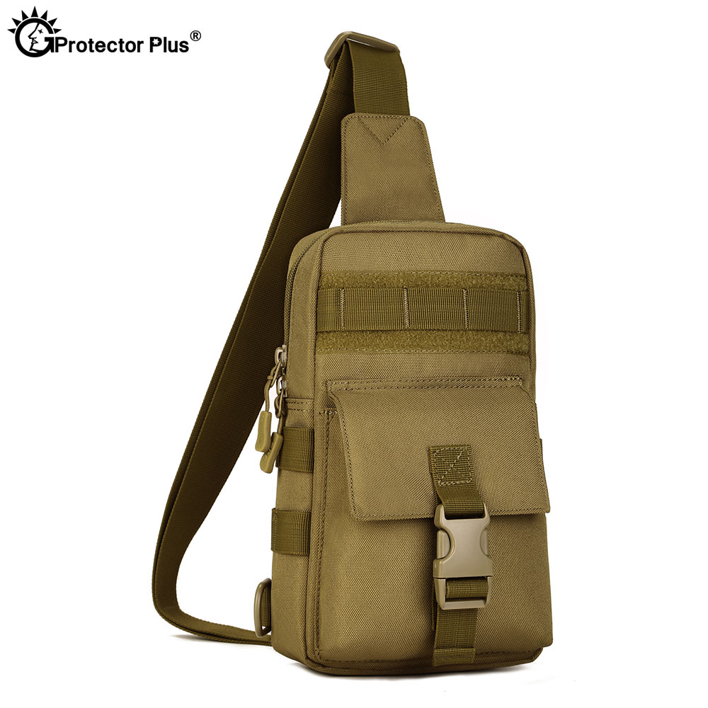 PROTECTOR PLUS Hunting Messenger Bag Tactical Outdoor Single Shoulder Waterproof Crossbody  Camping Molle Sport Bag