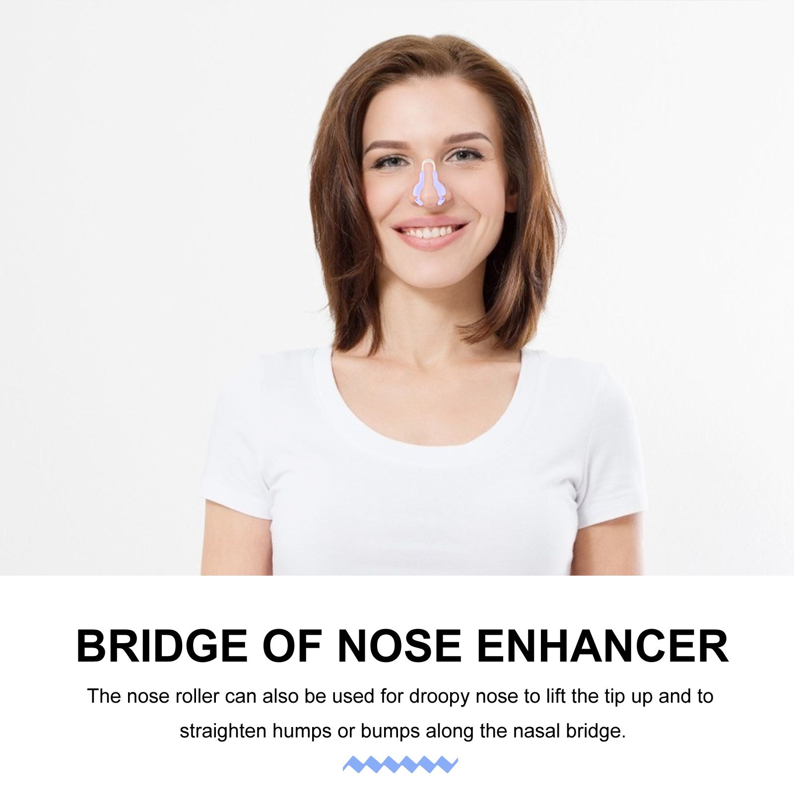 2pcs Silicone Nose Clip Shaper Corrector Lifter Straightener Beauty Tool Durable Use Droopy Nose Lift Tip Straighen Humps Bumps