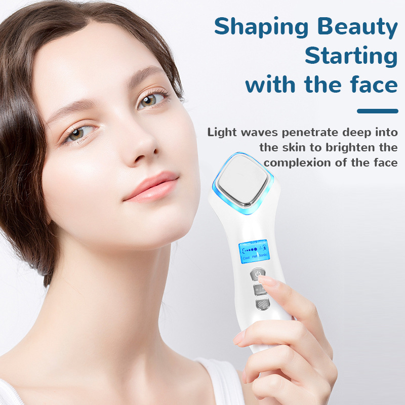 New Hot Cold Household Facial Lift Skin Rejuvenation Face Massager