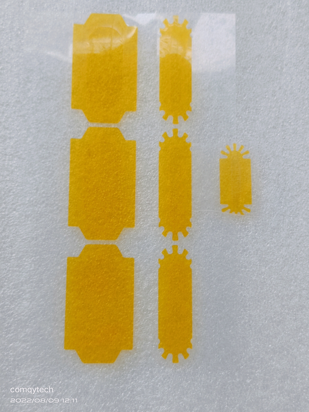 5sets /10sets /20sets New Replacement Yellow Film Sticker For 7D Hifu Cartridge