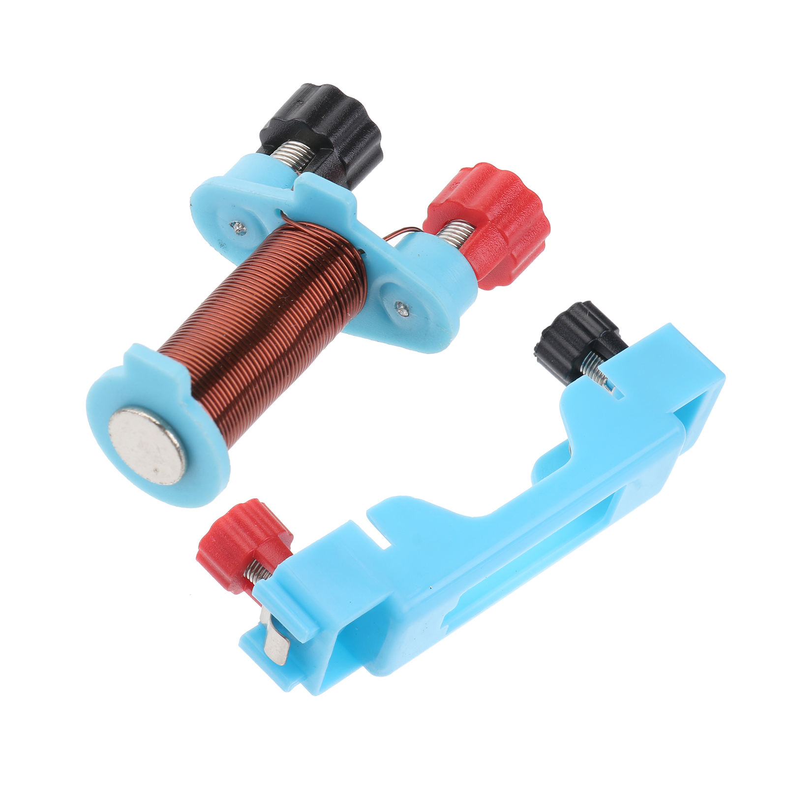 Electric Iron Experiment Apparatus 2 Sets Physics Teaching Tool Electromagnet Equipment Set Plastic Metal Practical