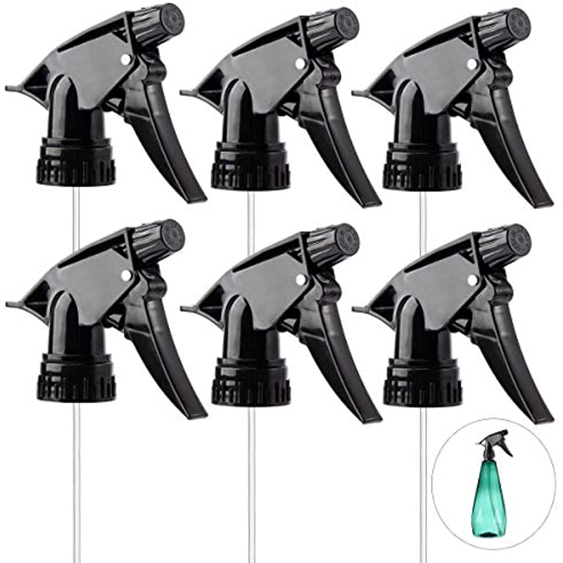 25pcs 28/400 Black Spray Mist Spray Head Trigger Stream Nozzle Sprayer Tops Fit Bottle for Cleaning Household Supplies