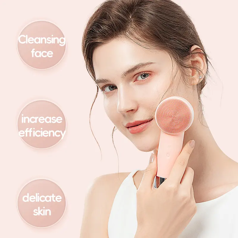 Multifunctional Facial Cleansing Machine Portable Wireless Soft Face Clean Brush