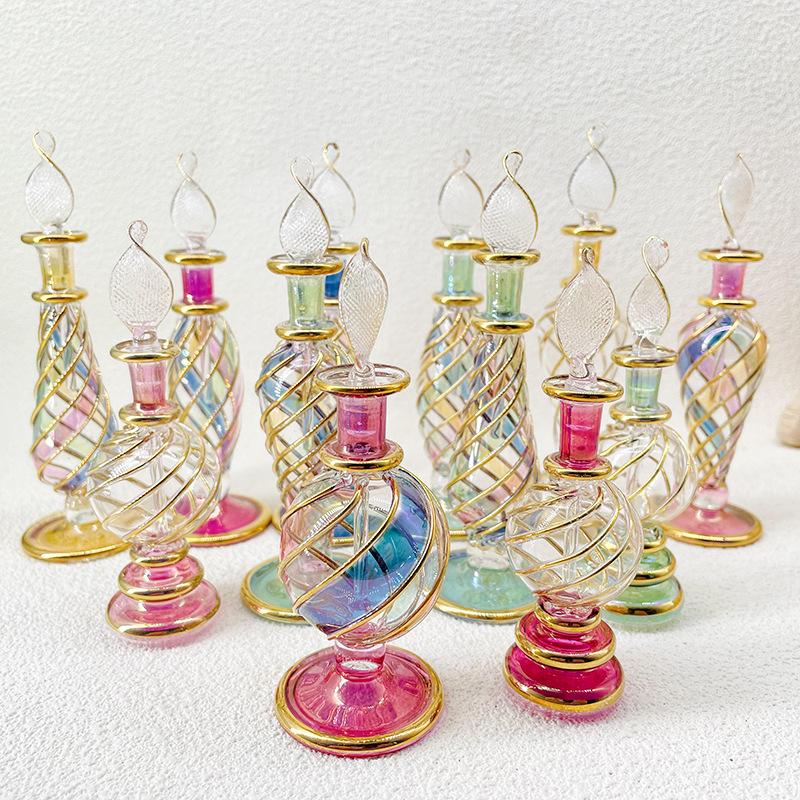 1pcs Egypt new flavor empty bottle handmade perfume empty bottle diffuser glass empty bottle jewelry decoration souvenir