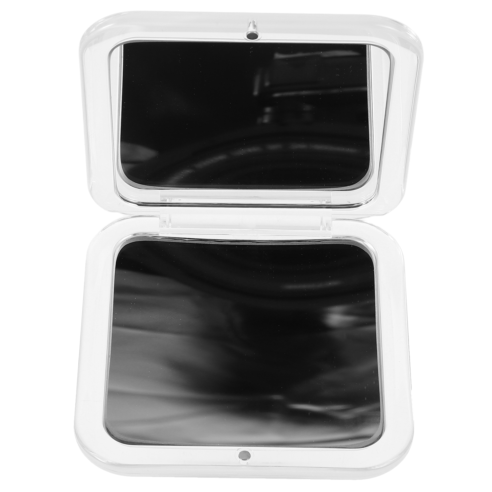 Magnifying Makeup Mirror Double Sided Portable Pocket Compact Handheld Travel Small Mirror Foldable Square Design
