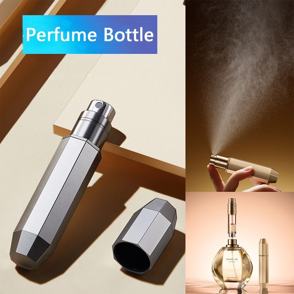 Fashion 5ml Perfume Bottle Refillable Empty Spray Dispenser Bottle Bottom Filling Ultra-fine Mist Fragrance Container for Woman